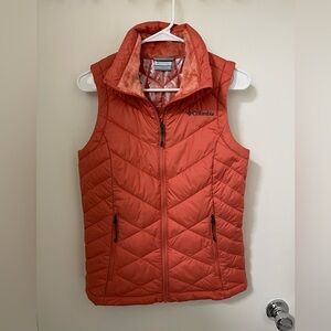 Columbia Women's Vibrant Orange Puffer Vest
